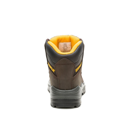 Caterpillar Striver Soft-Toe Boots Brown P51088 Heel Image