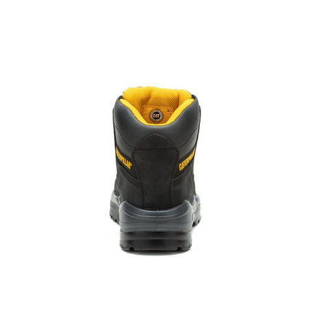 Caterpillar Striver Steel-Toe Boots Black P91671 Heel Image