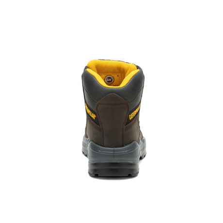 Caterpillar Striver Steel-Toe Boots Brown P91672 Heel Image