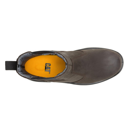 Caterpillar Striver Chelsea Waterproof Steel-Toe Chelsea Boots Brown P91758 Side Image