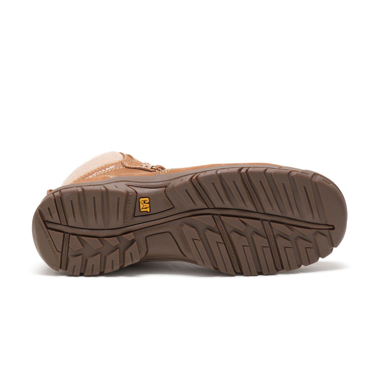 Caterpillar Tess Women’s Steel-Toe Work Boot Brown P91009 Sole Image