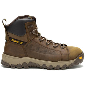Caterpillar Threshold Rebound Waterproof Composite-Toe Boots Pyramid Profile View