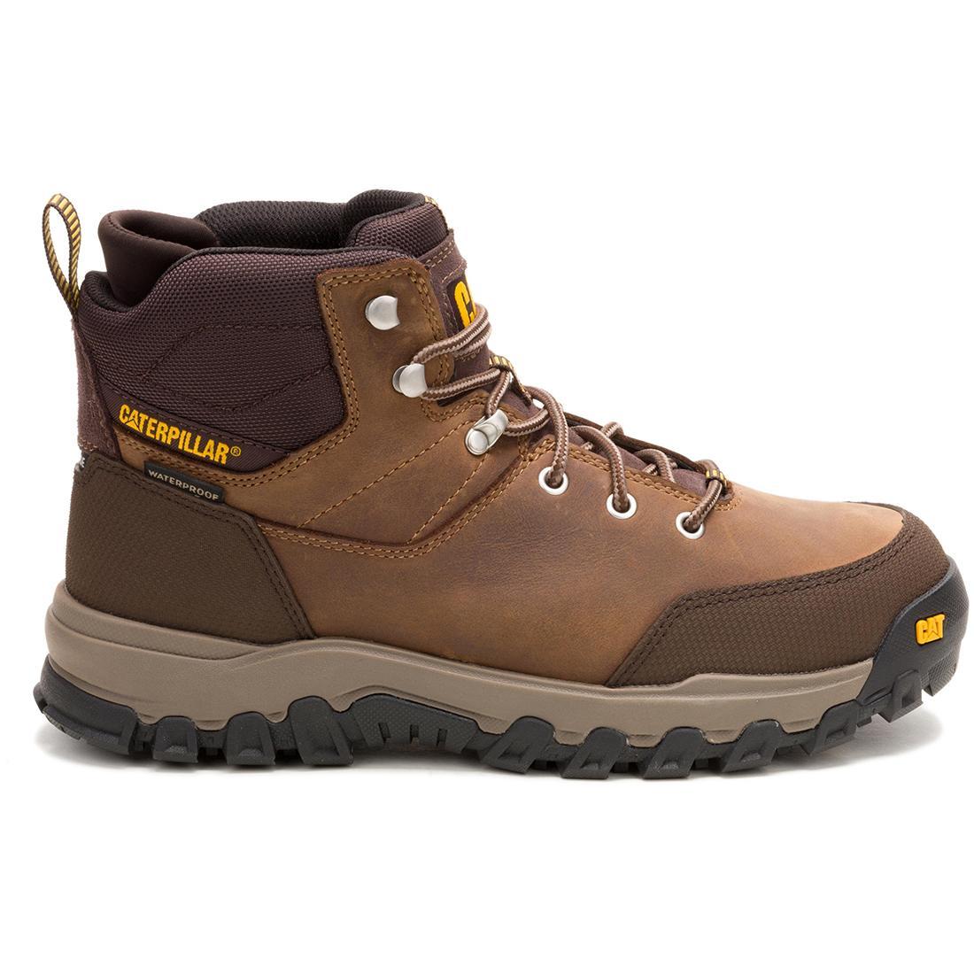 Caterpillar Men's Threshold Rebound WP Steel Toe Boot - Bison
