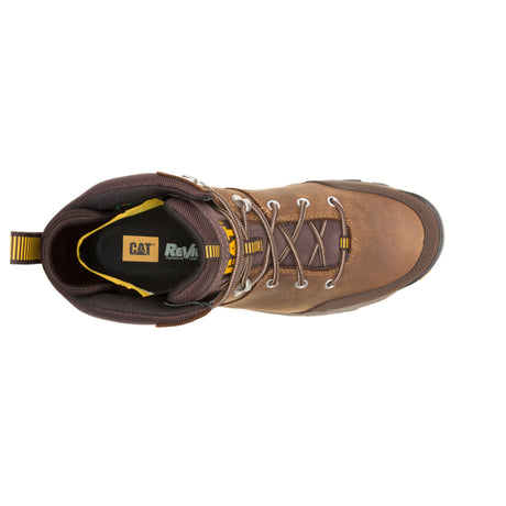 Caterpillar Threshold Rebound Hiker Waterproof Steel-Toe Boots Bison P91784 Side Image