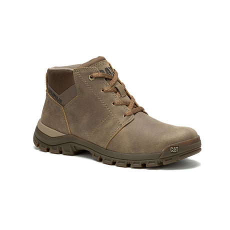 Caterpillar Threshold Soft-Toe Chukka Work Boots Brown P725956 Medial Image
