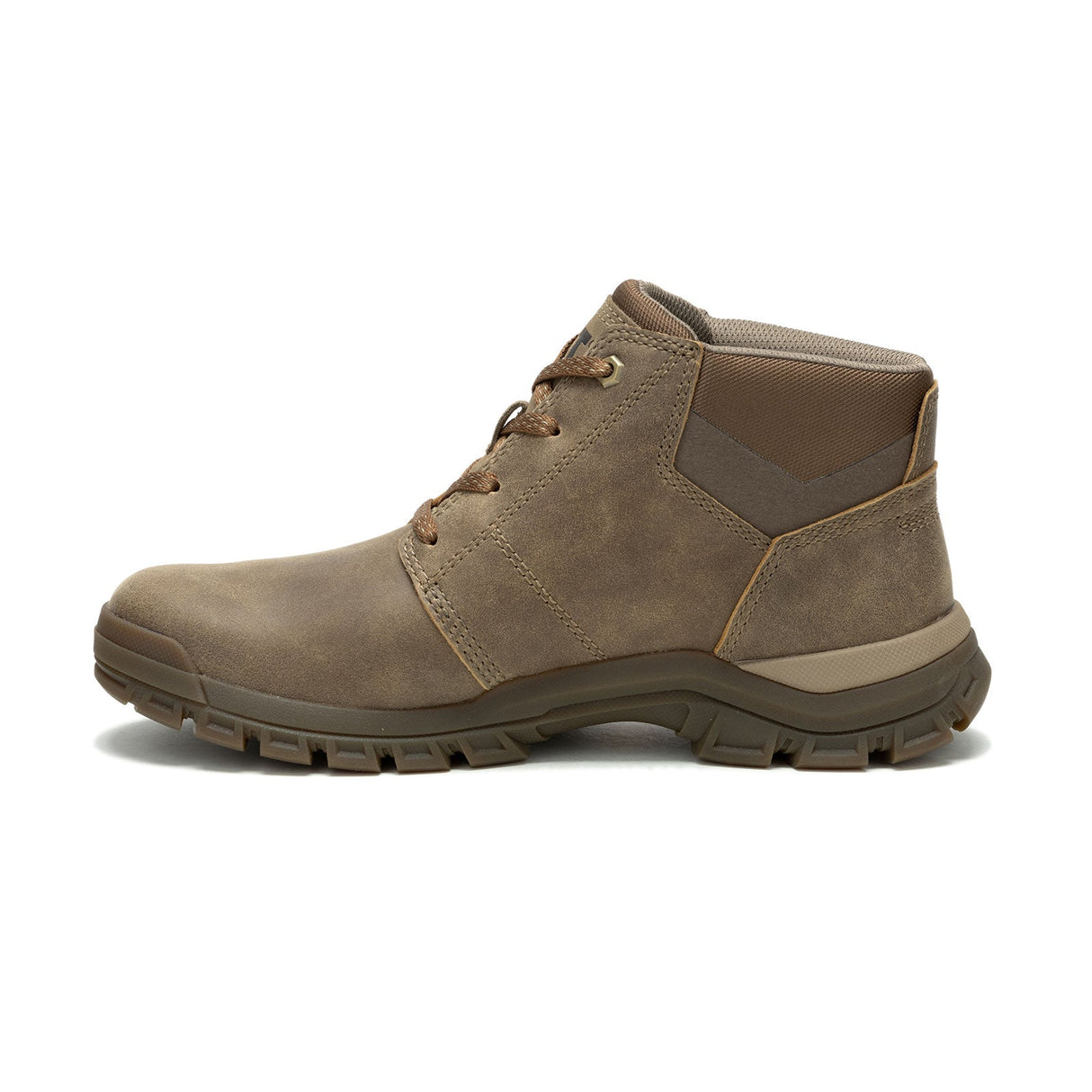 Caterpillar Threshold Soft-Toe Chukka Work Boots Brown P725956 Side Image