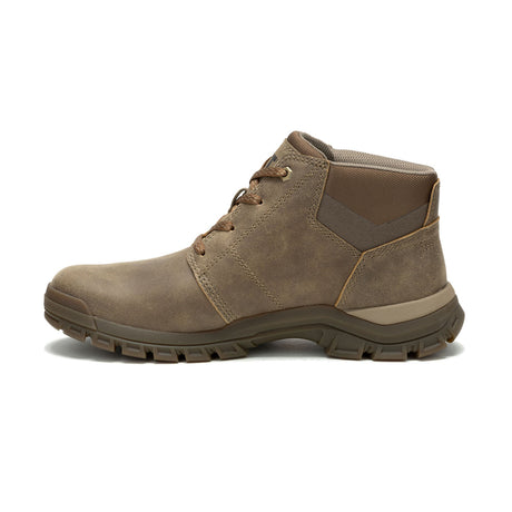 Caterpillar Threshold Soft-Toe Chukka Work Boots Brown P725956 Side Image