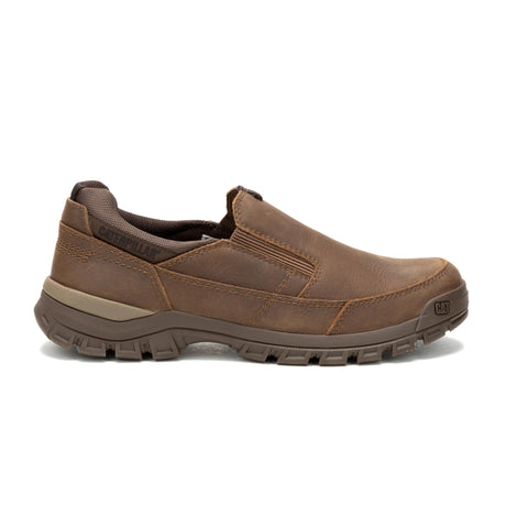 Caterpillar Threshold Slip On Soft-Toe Shoes Mushroom P726054 Profile