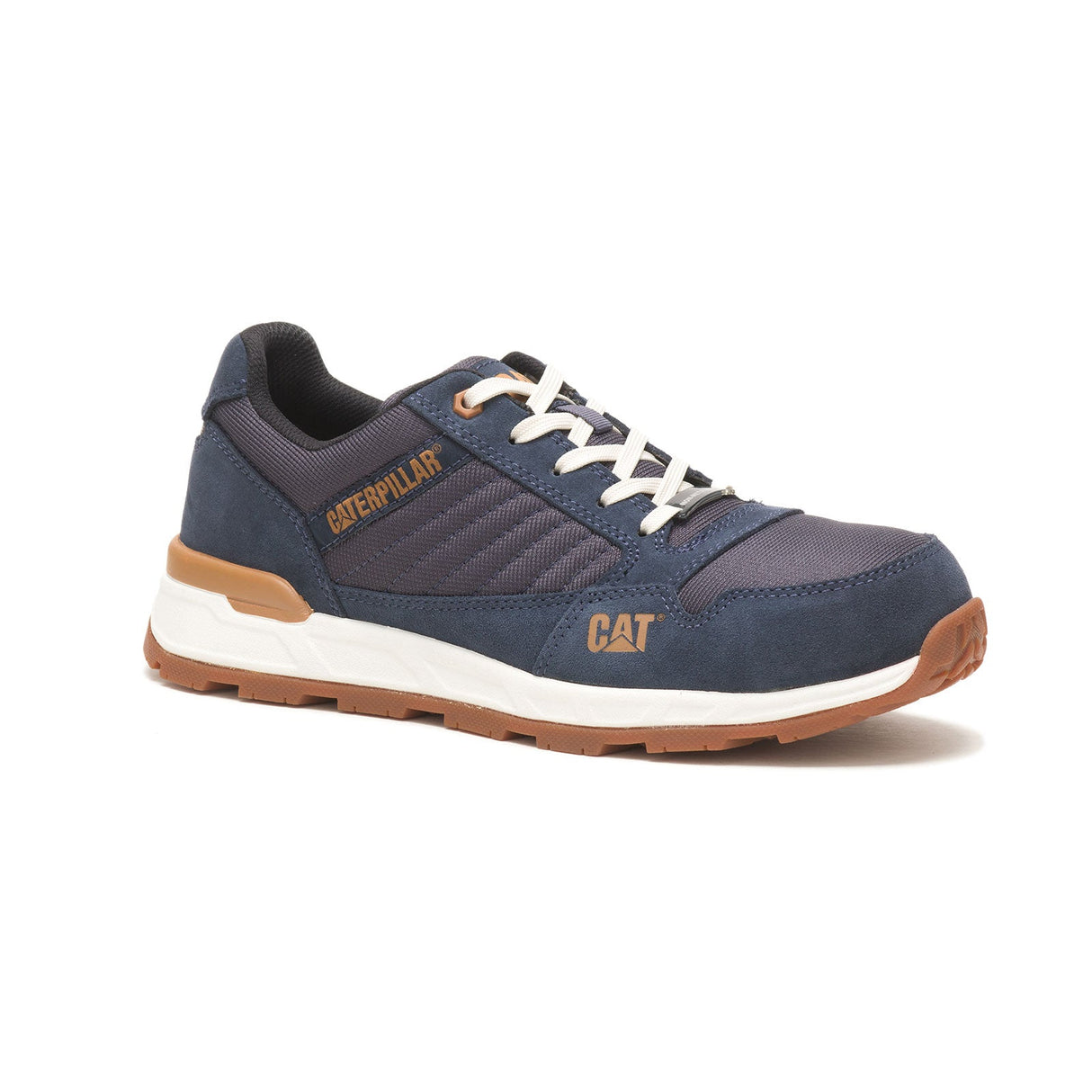 Caterpillar Venward Composite-Toe Work Shoe Navy P91482 Medial Image