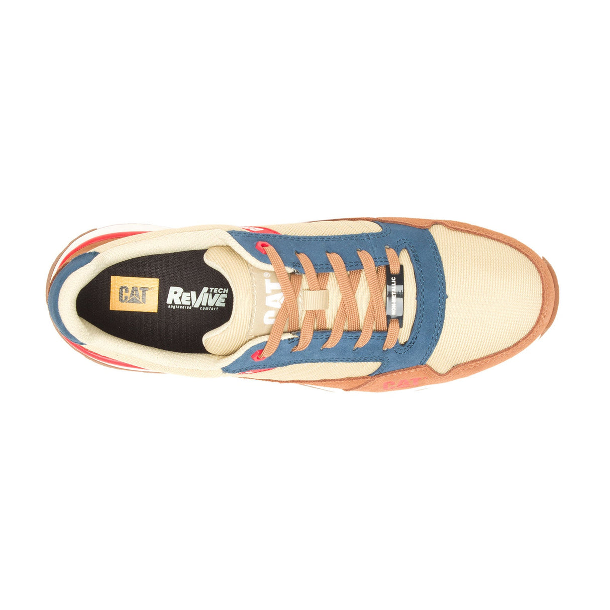 Caterpillar Venward Composite-Toe Work Shoe Orange/Tan P91478 Side Image