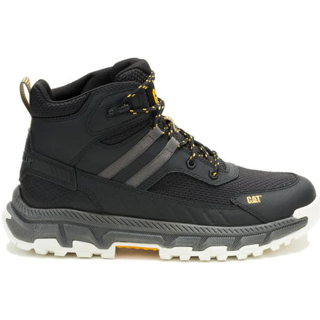 Caterpillar Men's Booster Vent Soft Toe Boot Black - Lateral View