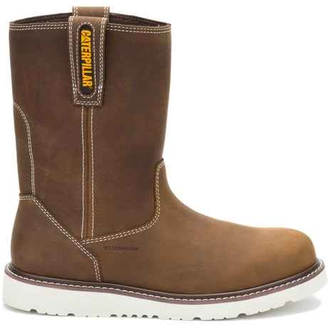 Caterpillar Men's Reclaimer Wedge 10-Inch Wellington Soft Toe Boot Pyramid - Lateral View