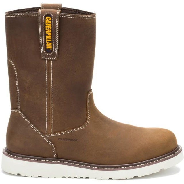 Caterpillar Men's Reclaimer Wedge 10-Inch Wellington Soft Toe Boot Pyramid - Lateral View