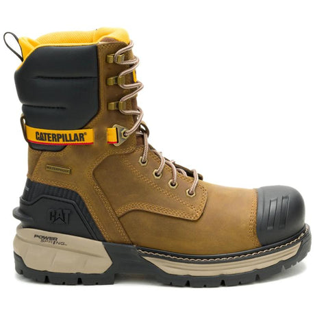 Caterpillar Men's Excavator PowerSpring 8-Inch Composite Toe Boot Pyramid - Lateral View