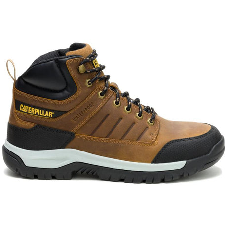 Caterpillar Men's Brickline Steel Toe Boot Pyramid - Lateral View