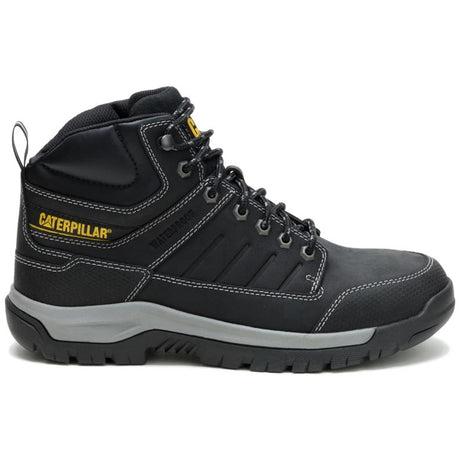 Caterpillar Men's Brickline Steel Toe Boot Black - Lateral View