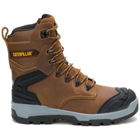Caterpillar Men's Striver XL TX 8-Inch Composite Toe Boot Bison - Lateral View