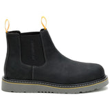 Caterpillar Men's Reclaimer Wedge Chelsea Steel Toe Boot Black - Lateral View