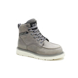 Caterpillar Reclaimer Wedge Waterproof Women's Steel-Toe Boots Frost Grey P91837 Medial Image