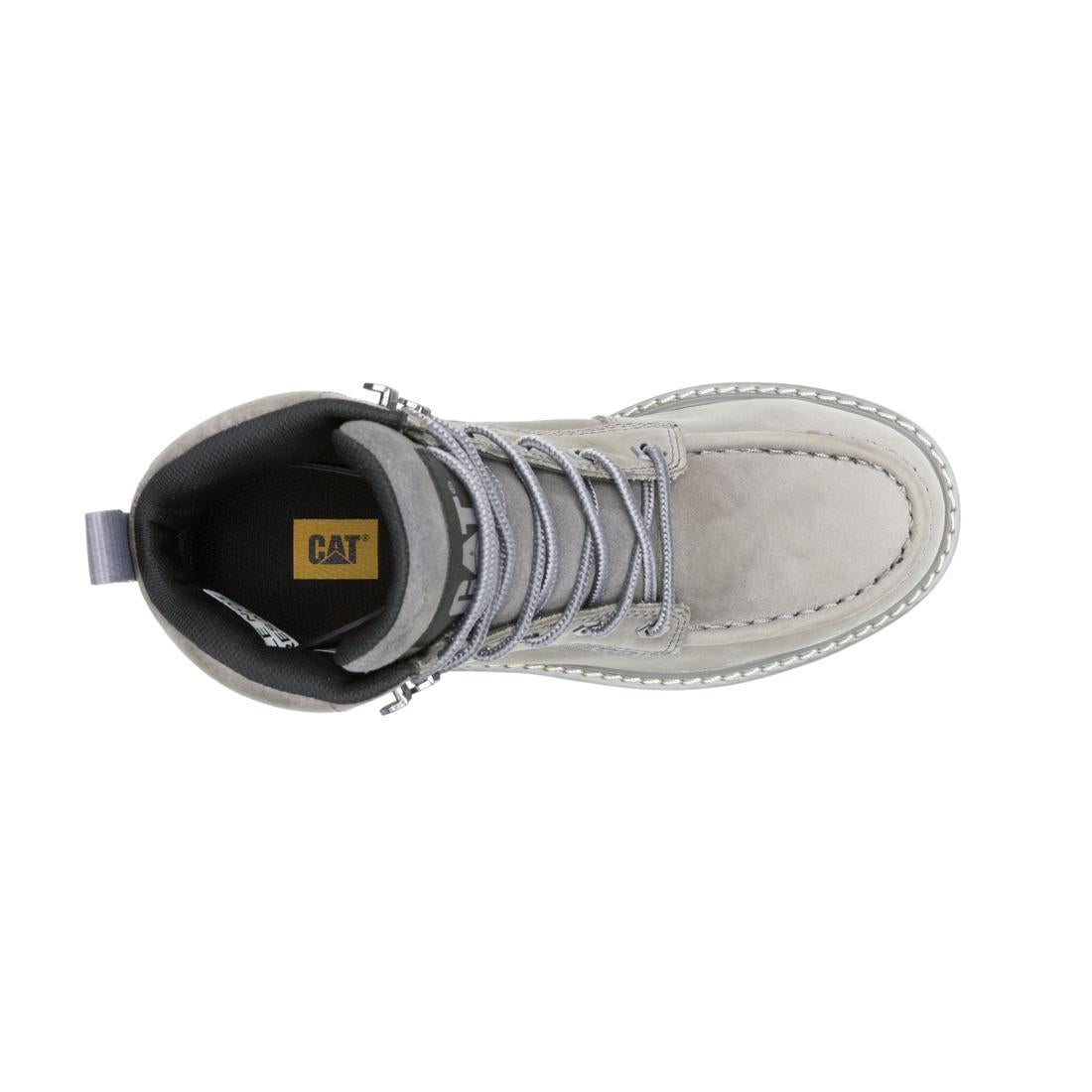 Caterpillar Reclaimer Wedge Waterproof Women's Steel-Toe Boots Frost Grey P91837 Image View