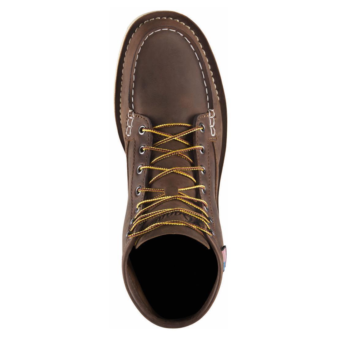 Danner Bull Run Moc Toe 6" Brown Heel Boot 15590 Front Image