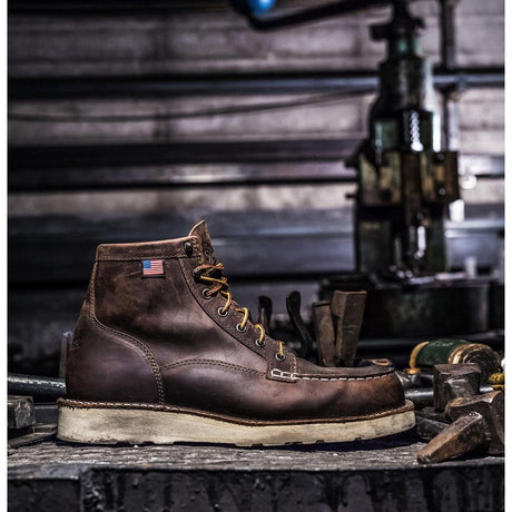 Danner Bull Run Moc Toe 6" Brown ST Boot 15564 Image Detail