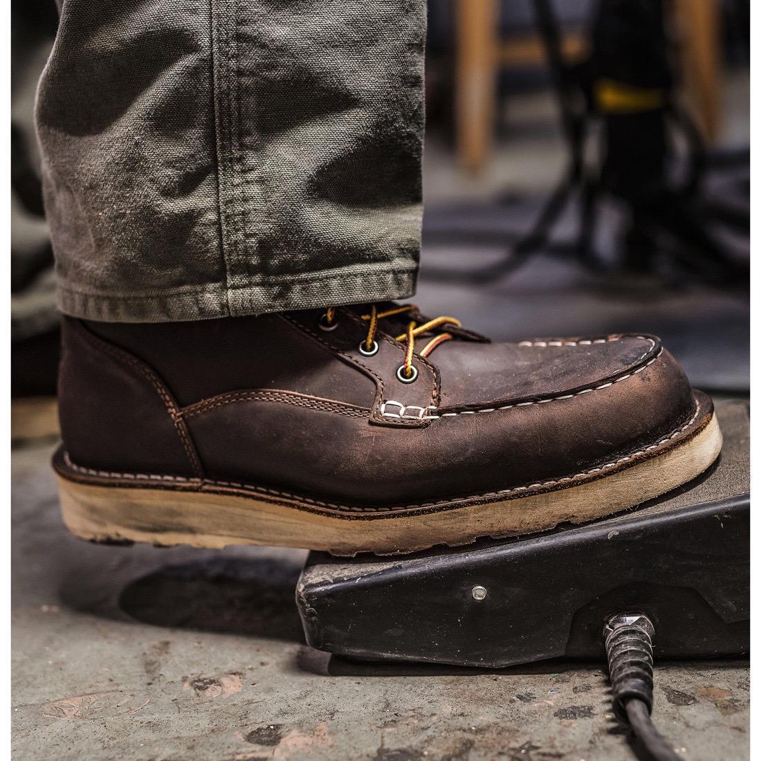 Danner Bull Run Moc Toe 6" Brown ST Boot 15564 Product Image