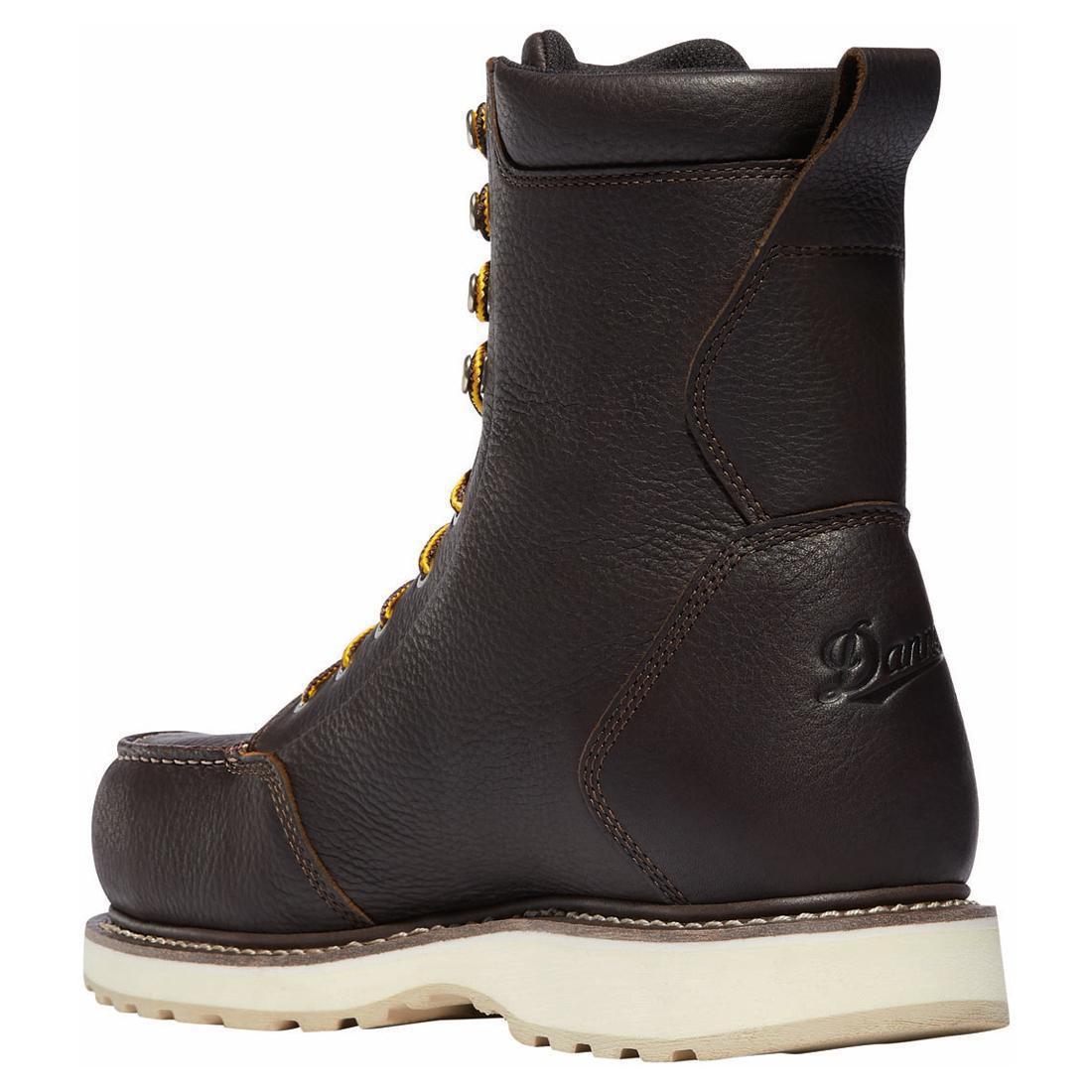 Danner Cedar River Moc Toe 8" Dark Brown Boot 14305 Back Image