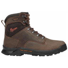 Danner Crafter 6" Nano Toe Work Boot Brown Profile View