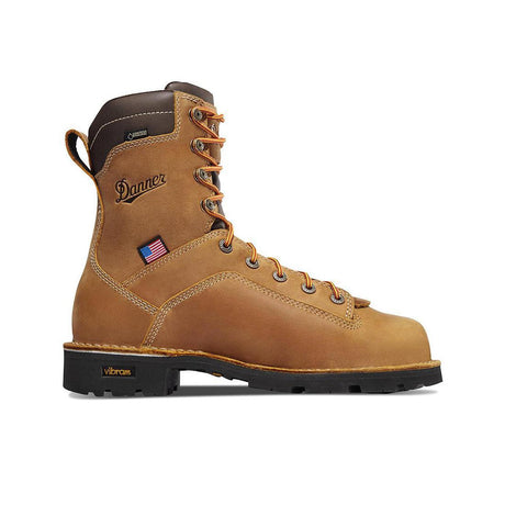 Danner Quarry USA 8" Distressed Brown 400G NMT Boot 17321 Cover Image