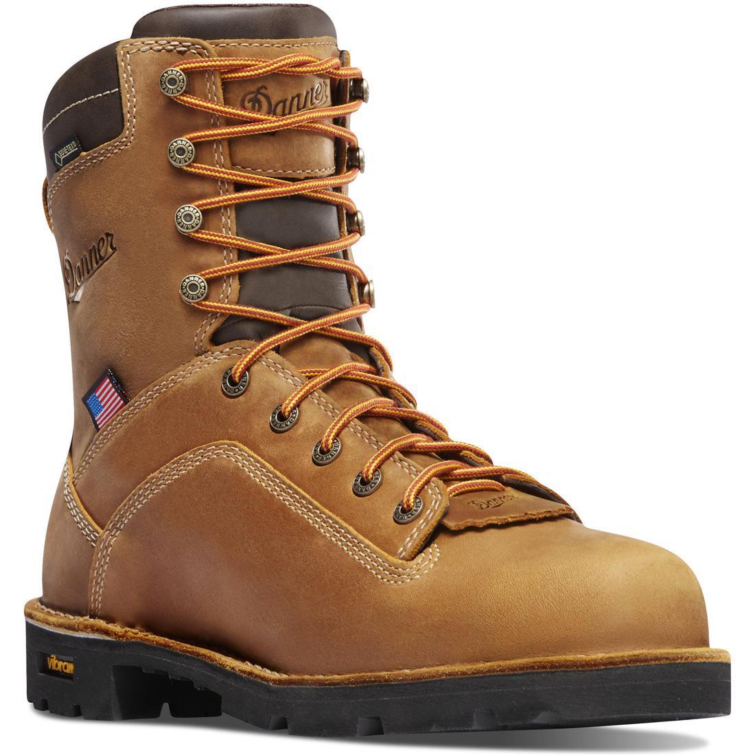 Danner Quarry USA 8" Distressed Brown AT Boot 17317 Side Image