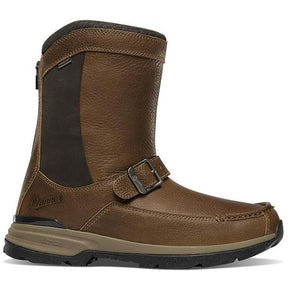 Danner Recurve Rear-Zip 10" Moc-Toe Boot Light Brown Profile View