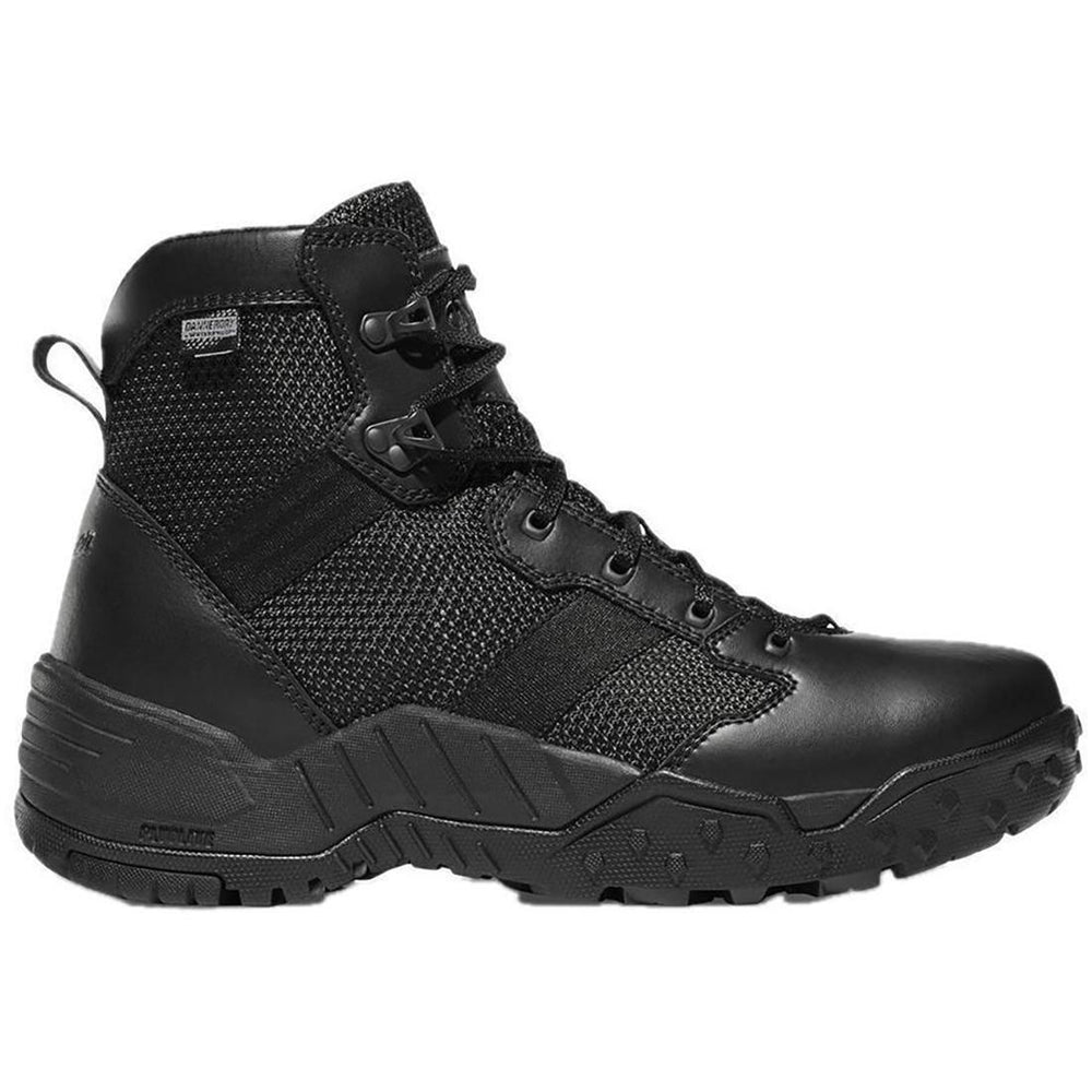 Danner Scorch Side-Zip 6" Waterproof Tactical Boot Black Profile View