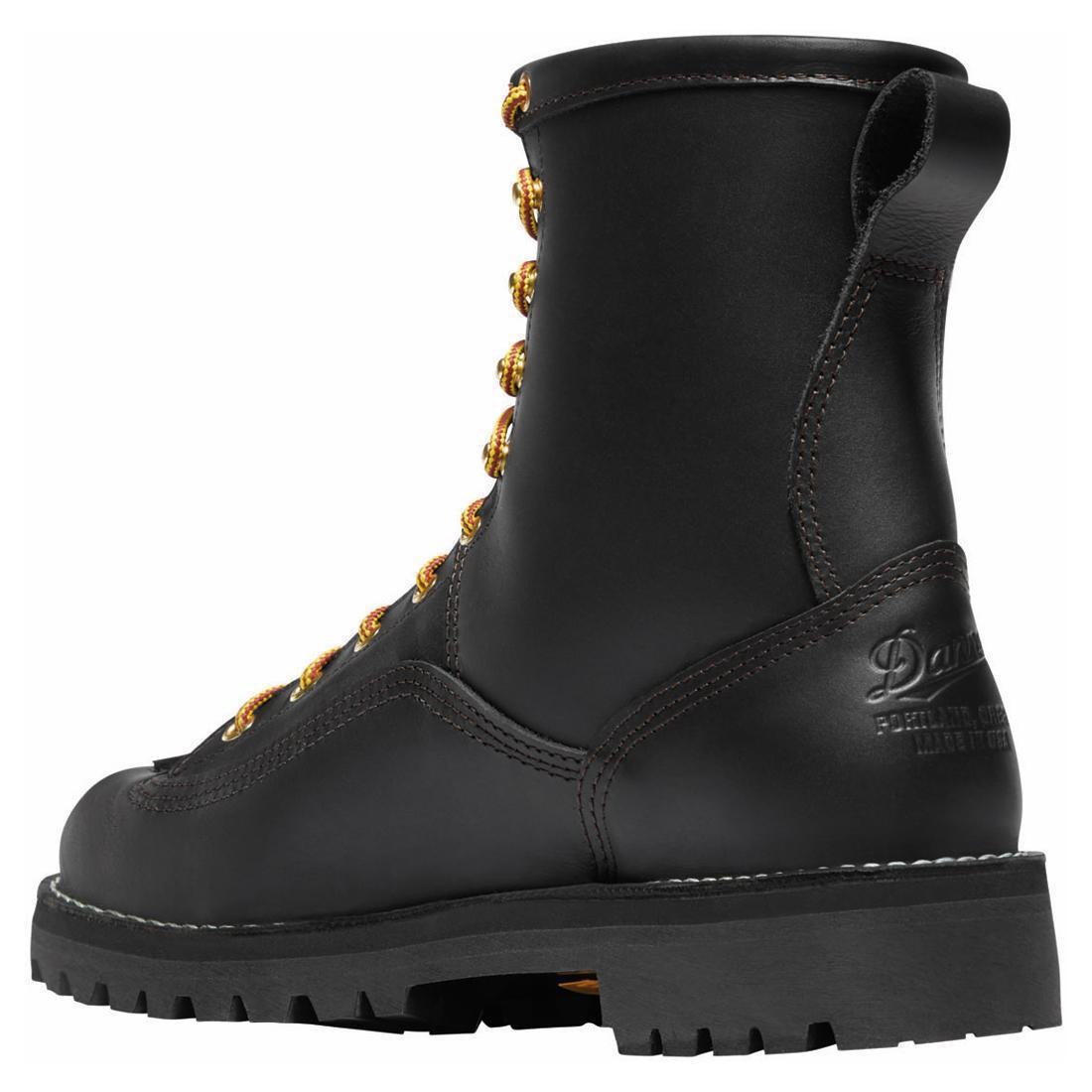 Danner Unisex Rain Forest 8" Black Boot 14100 Back Image