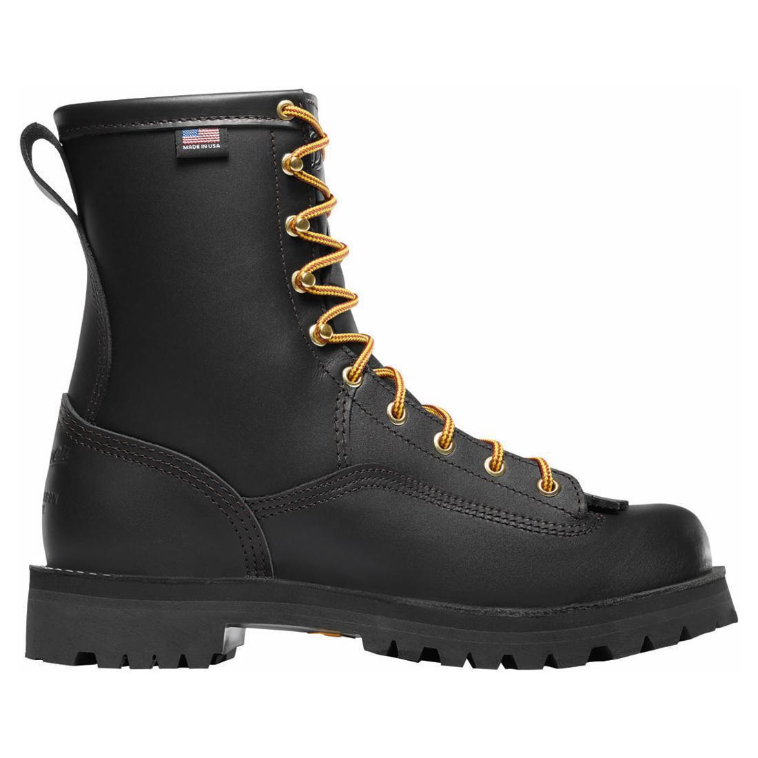 Danner Unisex Rain Forest 8" Black Boot 14100 Cover Image