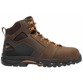 Danner Vicious 4.5" Nano Toe Work Boot Dark Brown Profile View