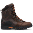 Danner Vicious 8" Soft Toe Work Boot Dark Brown Profile View