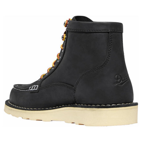 Danner Women's Bull Run Moc Toe 6" Black Boot 15587 Back Image