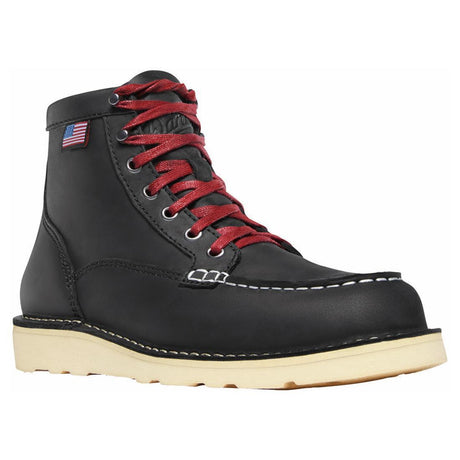 Danner Women's Bull Run Moc Toe 6" Black Boot 15587 Side Image