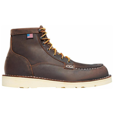 Danner Bull Run Moc Toe Women’s 6" Soft Toe Work Boot Brown Profile View