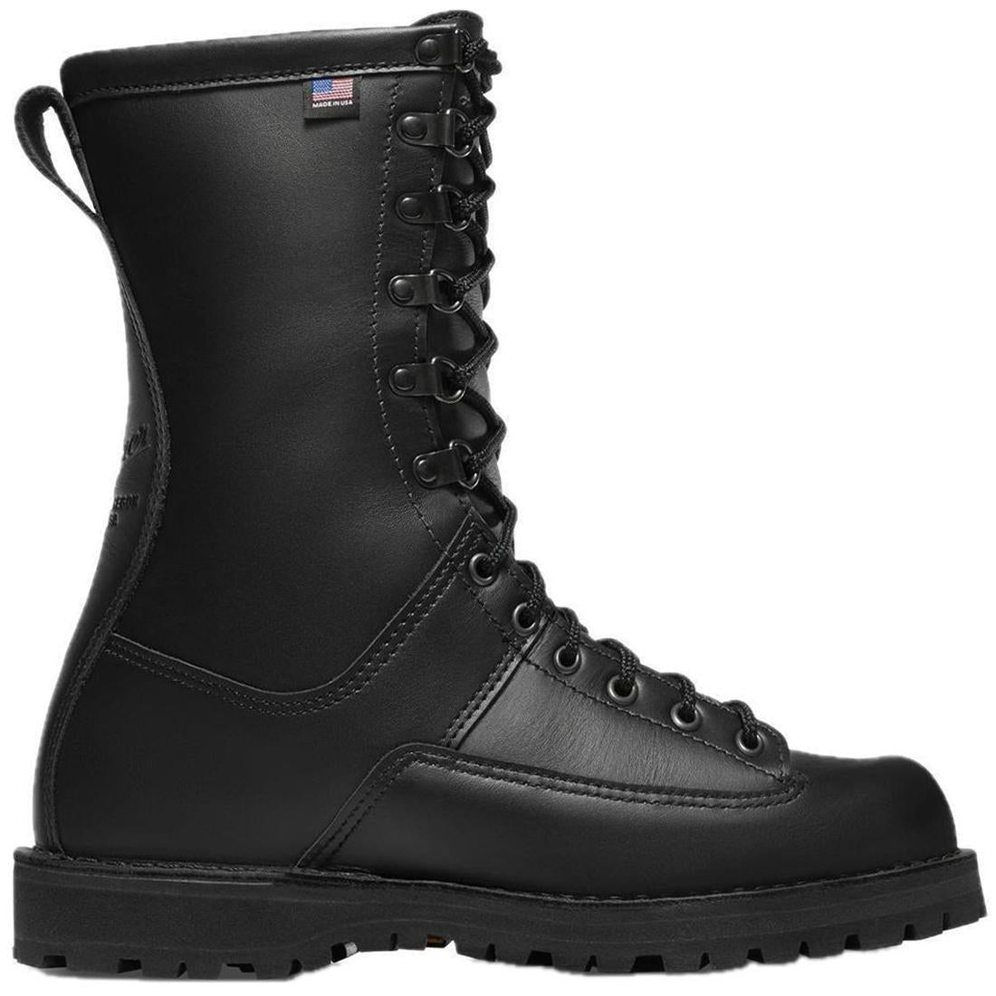 Danner Women's Fort Lewis 10" 200G Tactical Boot Black Profile View