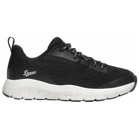 Danner Run Time Women’s 3" ESD Soft Toe Work Shoe Black/White Profile View