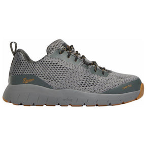 Danner Run Time Women’s 3" Nano Toe Work Shoe Gray Profile View