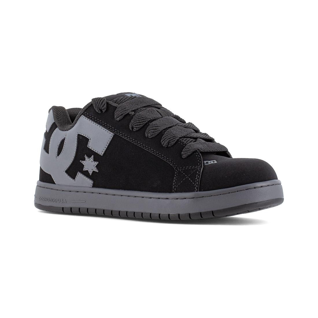 DC Court Graffik Comp Toe Shoe - Blk/Gray – Steel Toes