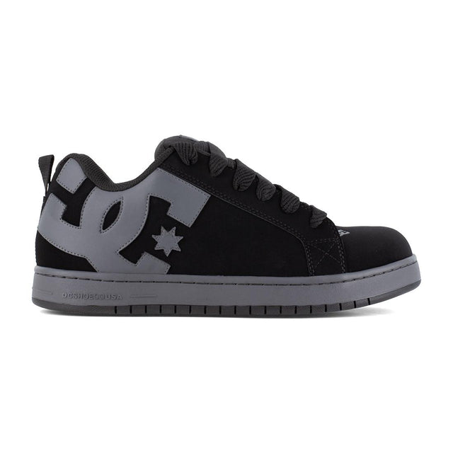 Dc Shoes Court Graffik Composite Toe Work Shoe – Black/Gray DC60103 Profile Image