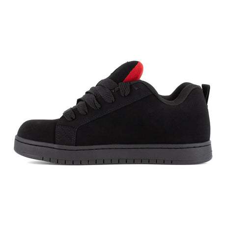 Dc Shoes Court Graffik Composite Toe Work Shoe – Black/Red DC60102 Medial Image