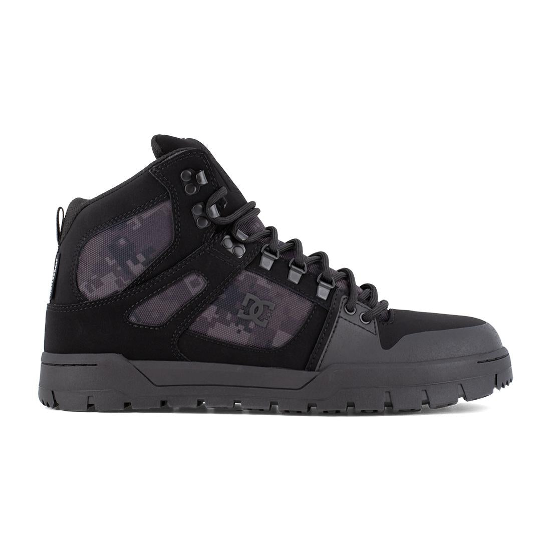 Dc Shoes Pure Work Composite Toe Waterproof Mid‑Cut Boot – Black/Camo DC60603 Profile Image