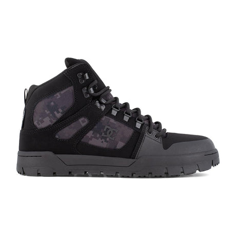 Dc Shoes Pure Work Composite Toe Waterproof Mid‑Cut Boot – Black/Camo DC60603 Profile Image