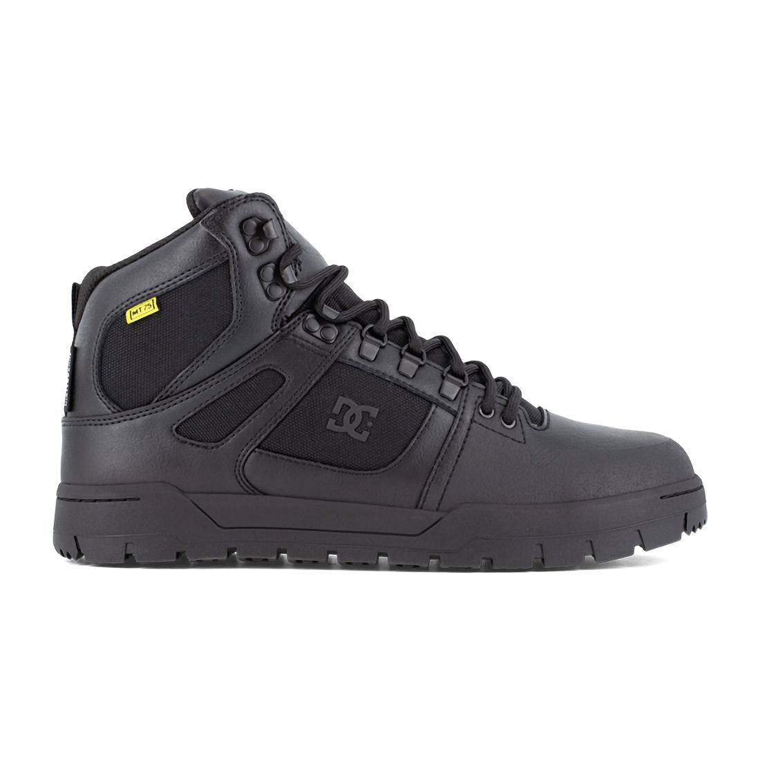 Dc Shoes Pure Work Composite Toe Waterproof Mid‑Cut Boot w/ Met Guard – Black DC60604 Profile Image