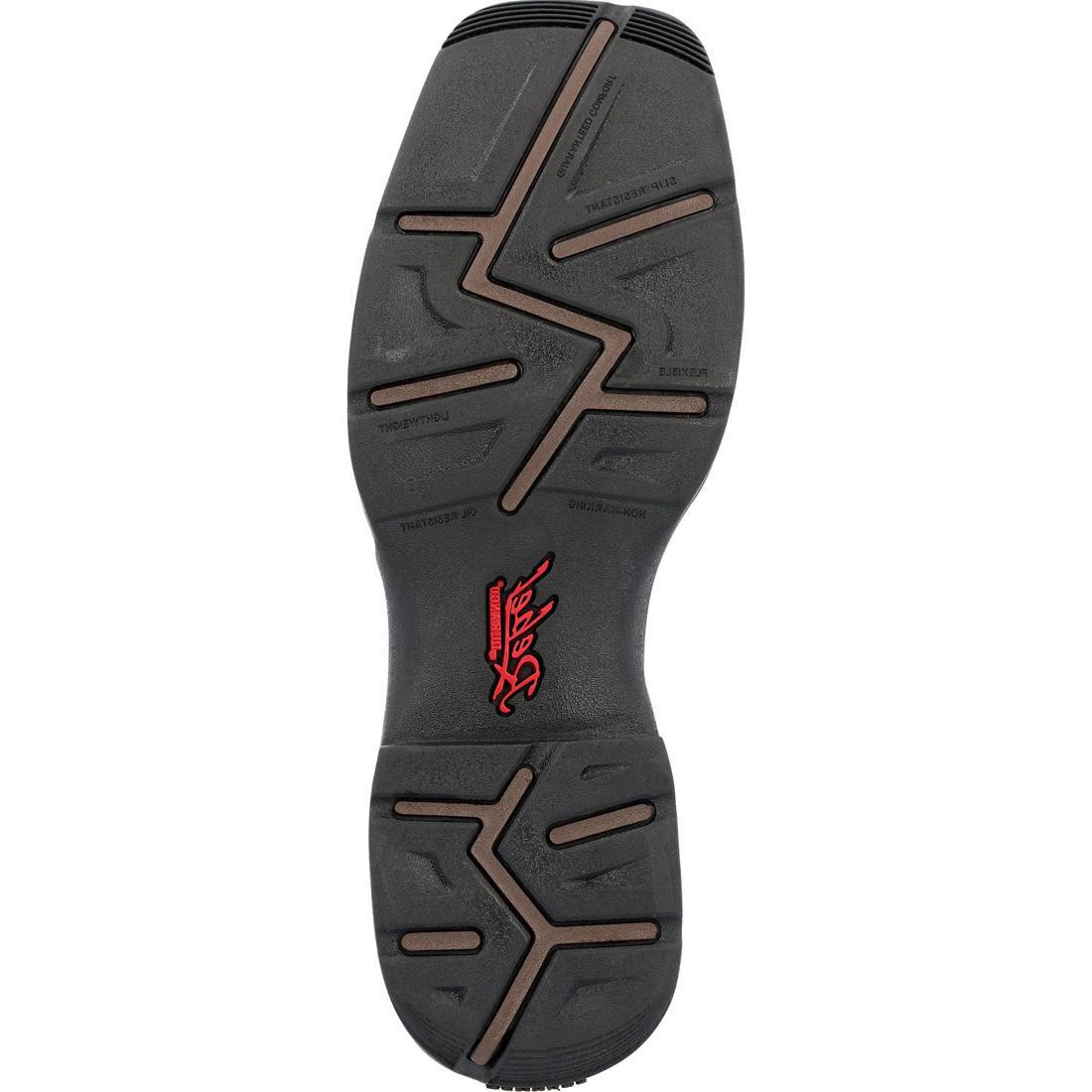 Red Dirt Rebel Square-Toe Western Boot DDB0460 Heel View